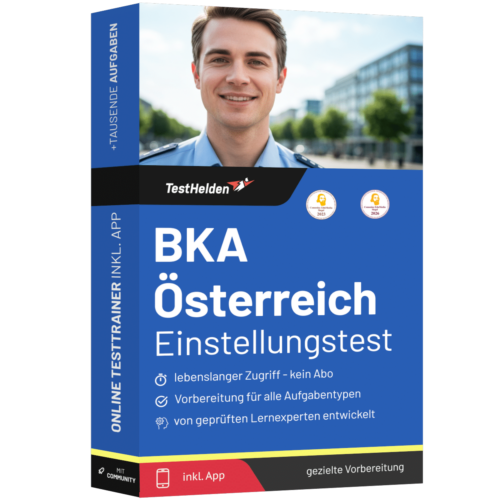 BKA Einstellungstest Österreich 2026 üben - Online Testtrainer