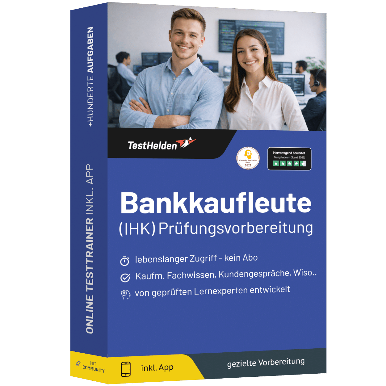 Bankkaufmann / Bankkauffrau Prüfungsvorbereitung (IHK) 2026 üben - Online Testtrainer 1 Bankkaufmann Prüfung Vorbereitung IHK
