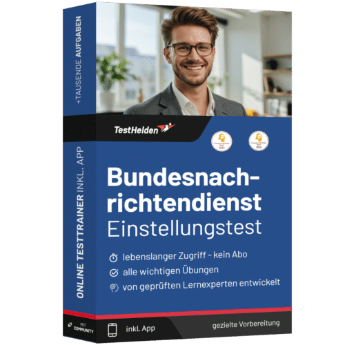 Bundesnachrichtendienst Einstellungstest BND 2026 üben - Online Testtrainer
