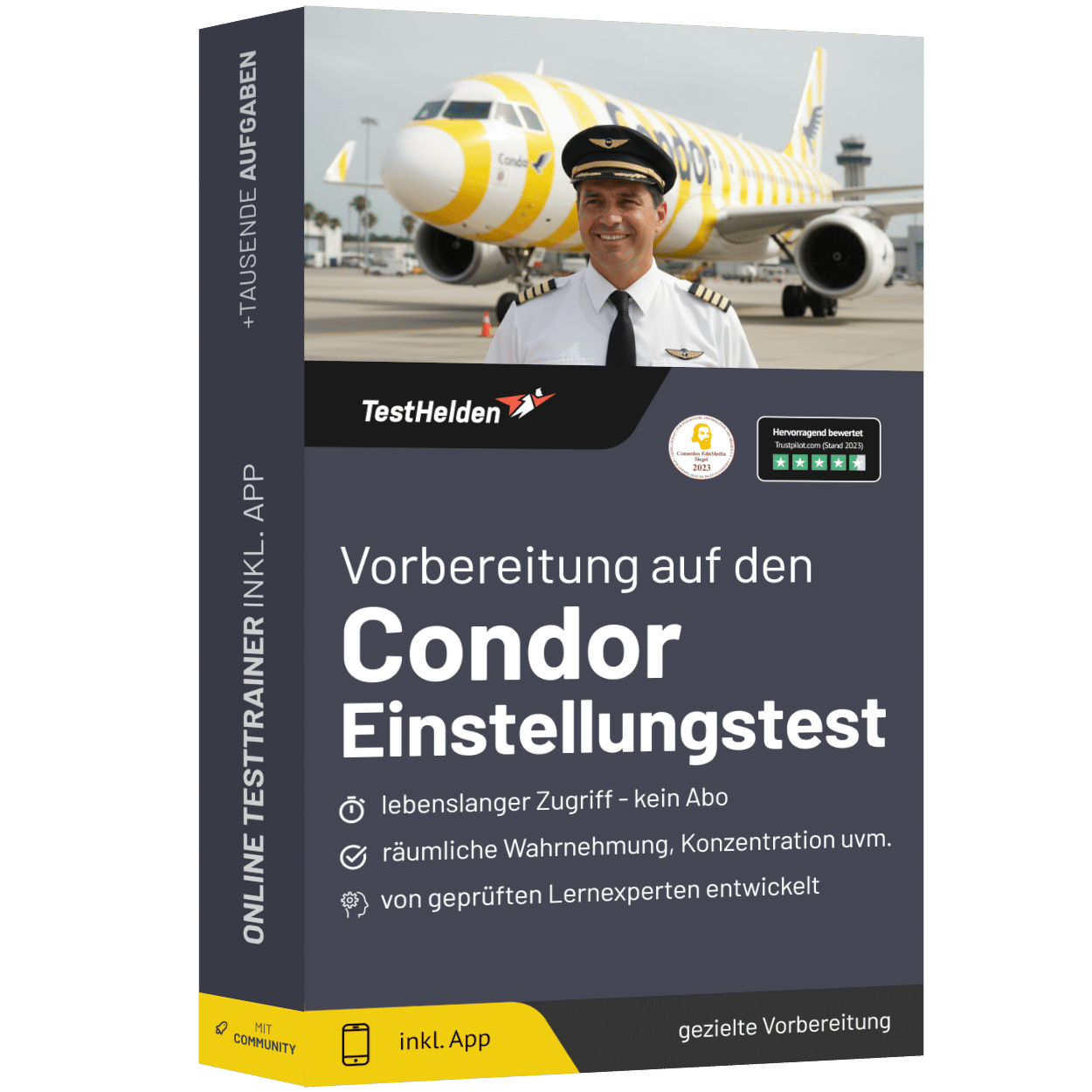 Condor Einstellungstest 2026 üben - Online Testtrainer 1 Condor-Einstellungstest