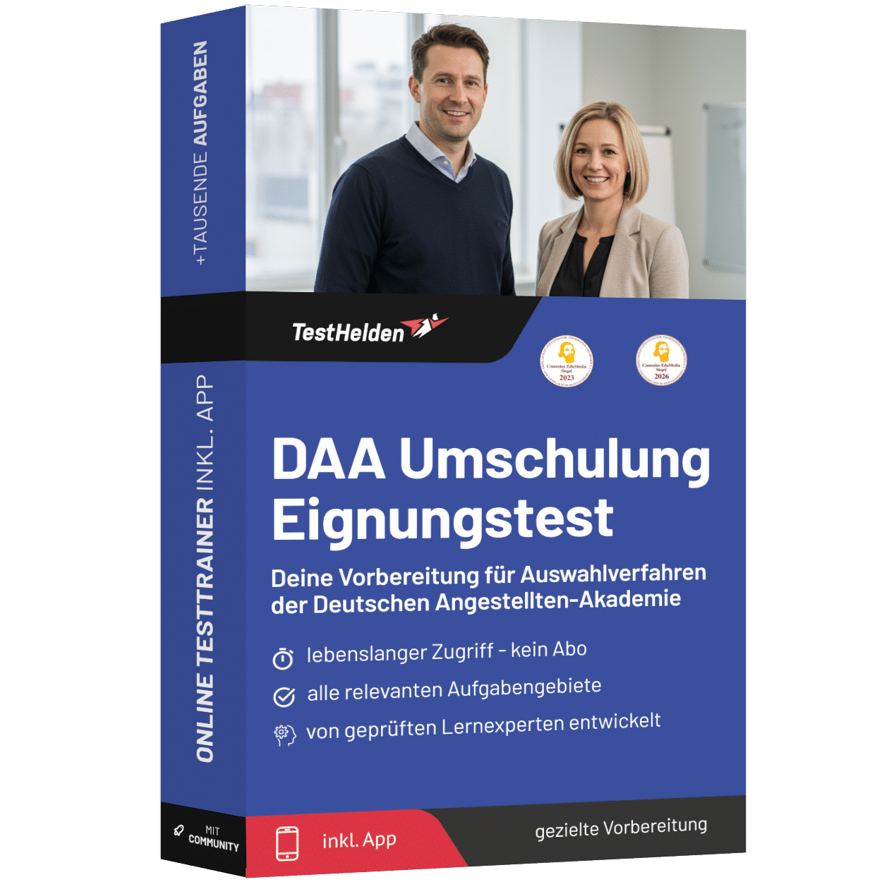 Umschulung DAA Eignungstest 2026 üben - Online-Testtrainer 1 Umschulung DAA Eignungstest 2026 üben - Online-Testtrainer