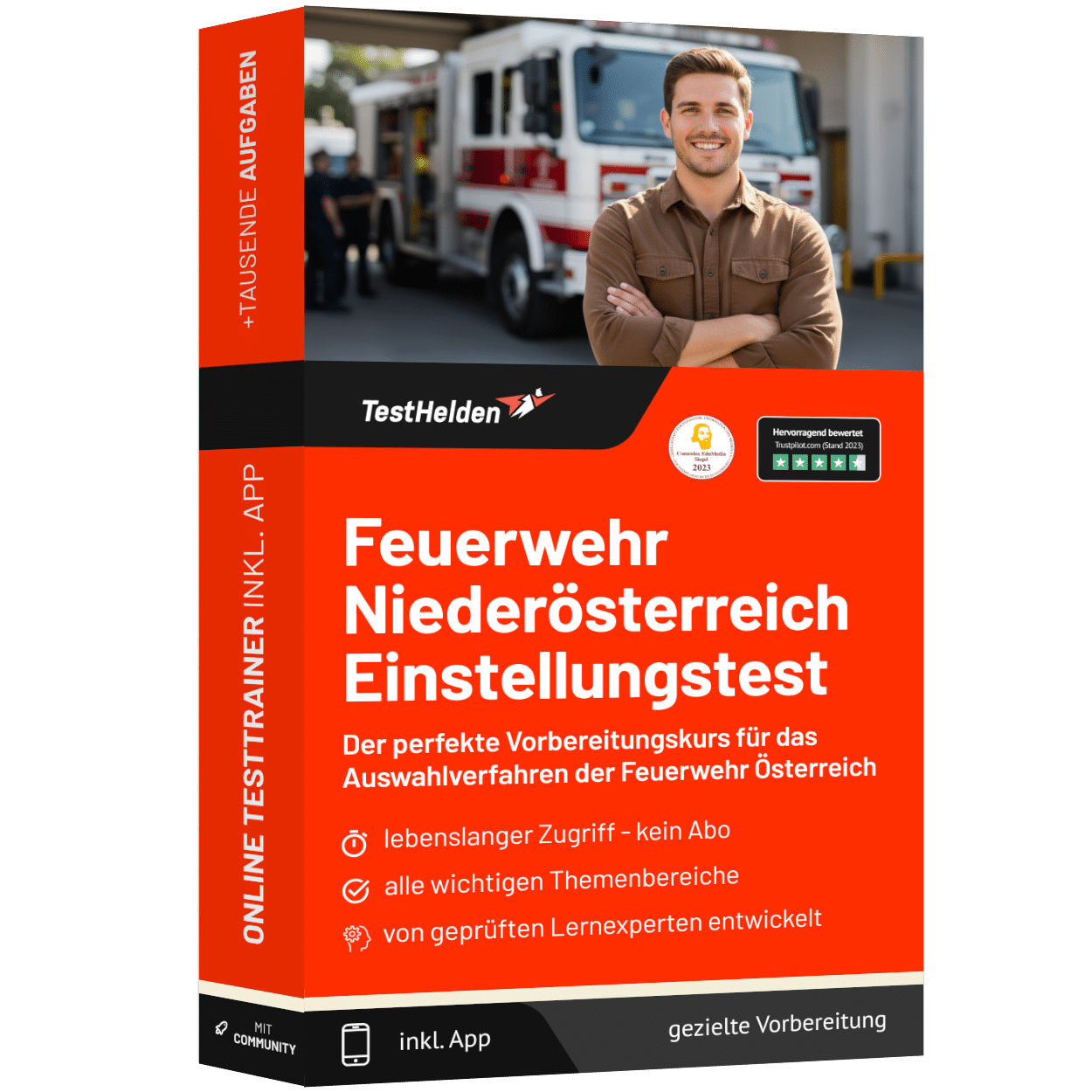 Feuerwehr Niederösterreich Einstellungstest Österreich 2026 üben - Online Testtrainer 1 Feuerwehr Niederösterreich Einstellungstest Österreich