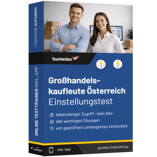 Großhandelskaufmann Österreich Einstellungstest Vorbereitung 2026 - Online Testtrainer