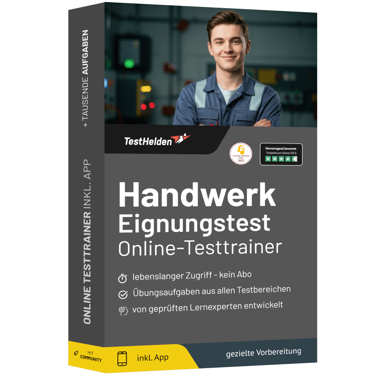 Handwerk Eignungstest 2026 üben - Online Testtrainer 1 Handwerk Eignungstest
