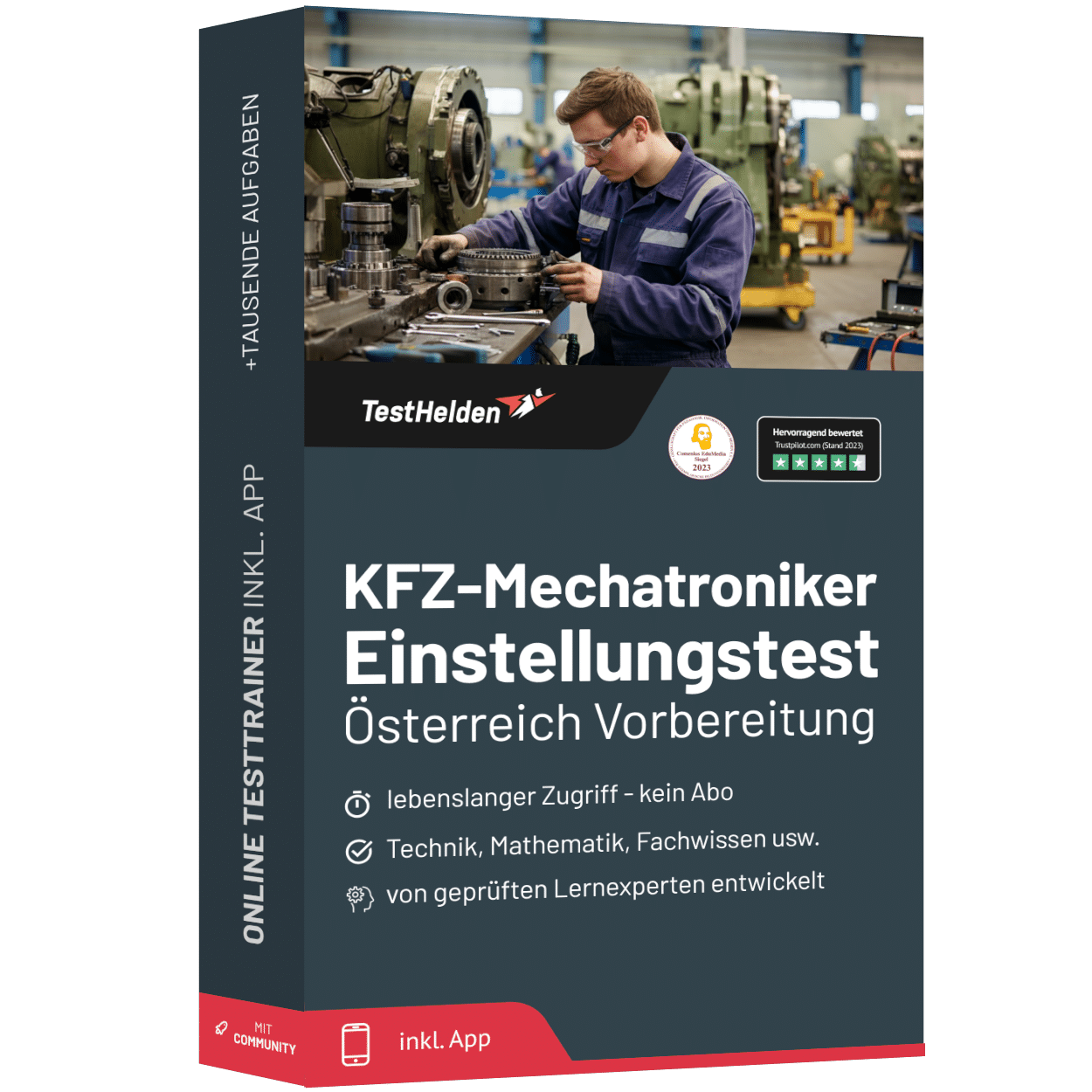 Kfz-Mechatroniker Österreich Einstellungstest 2026 üben - Online Testtrainer 1 Kfz-Mechatroniker Österreich Einstellungstest