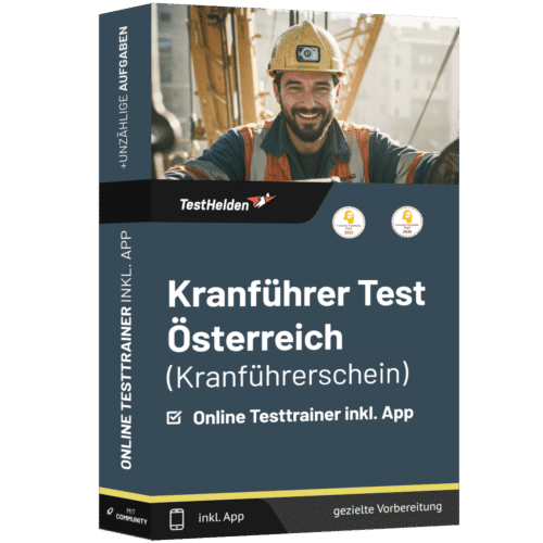 Kranführer Österreich Vorbereitung Einstellungstest 2026 - Online Testtrainer
