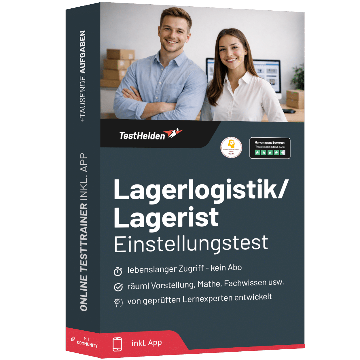 Lagerist Einstellungstest 2026 - Online-Testtrainer 1 Lagerist Einstellungstest