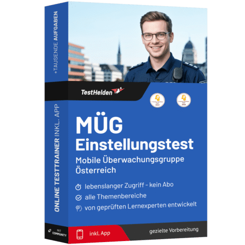 Mobile Überwachungsgruppe Österreich Einstellungstest 2026 üben - Online Testtrainer