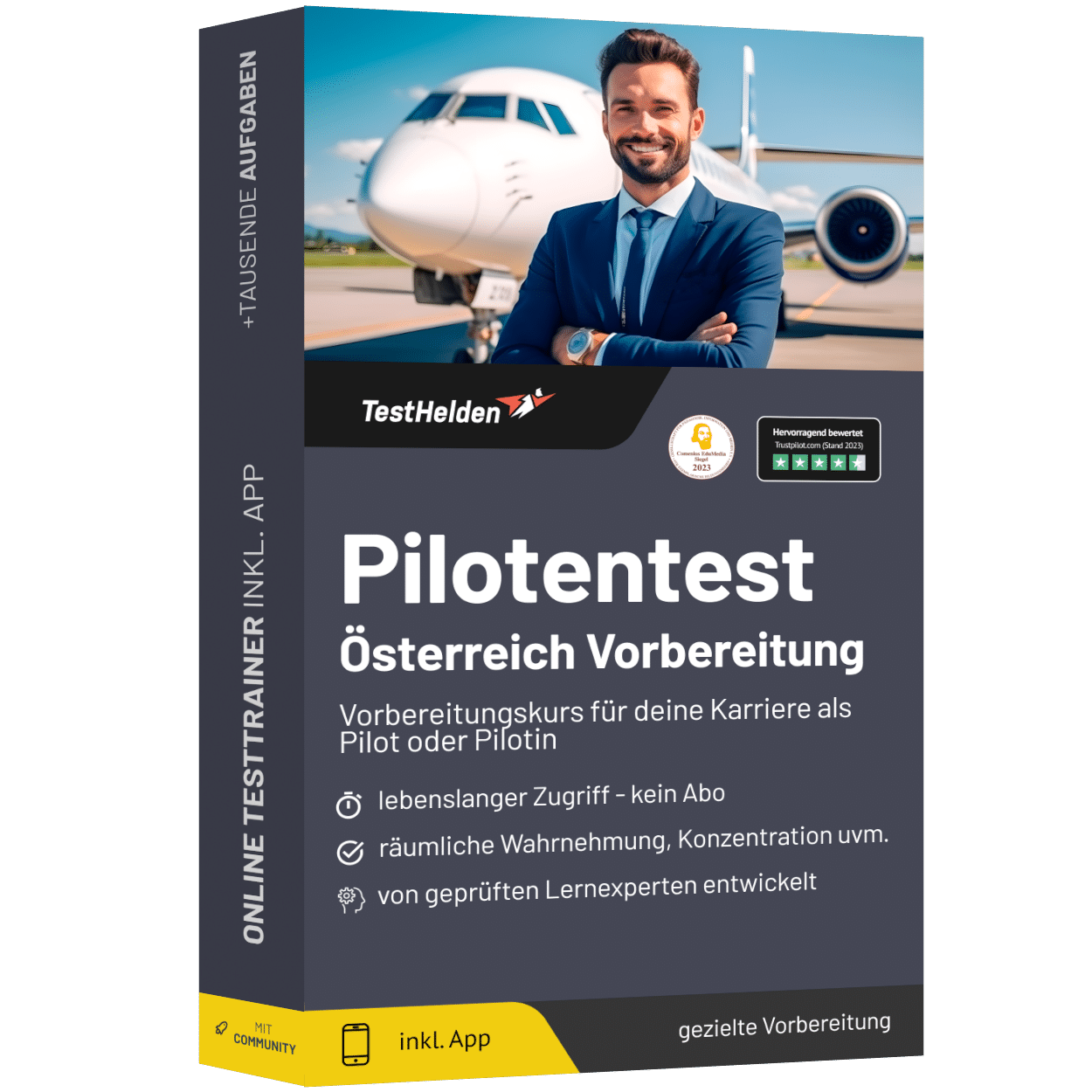 Piloten Eignungstest Österreich 2026 üben - Online Testtrainer 1 Piloten Eignungstest Österreich