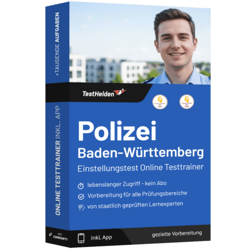 Polizei Baden-Württemberg Einstellungstest 2026 üben - Online Testtrainer