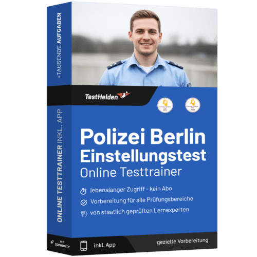 Einstellungstest Polizei Berlin 2026 üben - Online Testtrainer