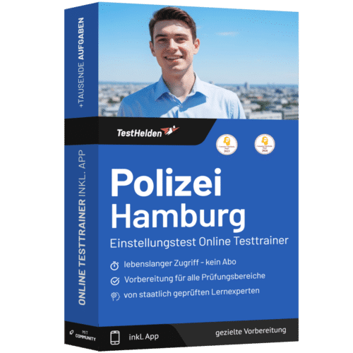 Polizei Hamburg Einstellungstest 2026 üben - Online Testtrainer