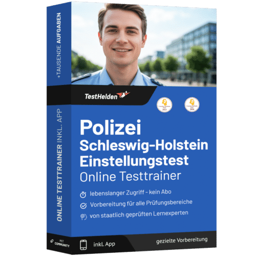 Polizei Schleswig-Holstein Einstellungstest 2026 üben - Online Testtrainer