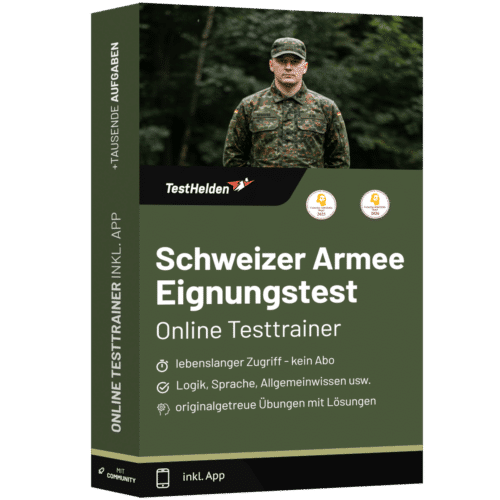 Schweizer Armee Eignungstest 2026 üben - Online Testtrainer