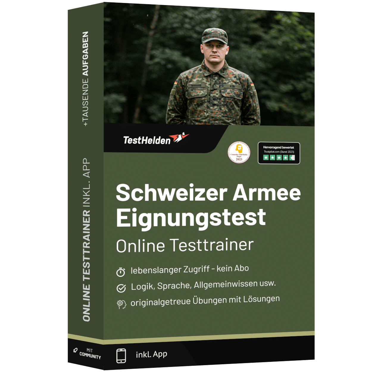 Schweizer Armee Eignungstest 2026 üben - Online Testtrainer 1 Schweizer Armee Eignungstest üben