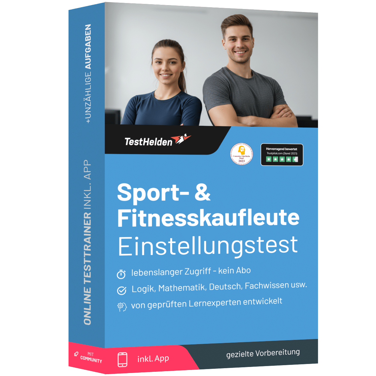 Sport- & Fitnesskaufmann Einstellungstest 2026 üben - Online-Testtrainer 1 Sport- & Fitnesskaufleute Einstellungstest Vorbereitung
