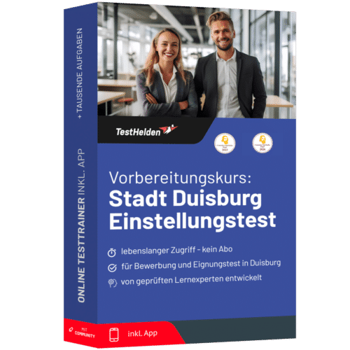 Stadt Duisburg Einstellungstest 2026 üben - Online Testtrainer
