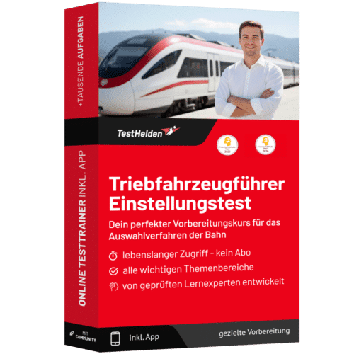 Triebfahrzeugführer Einstellungstest 2026 üben - Online Testtrainer