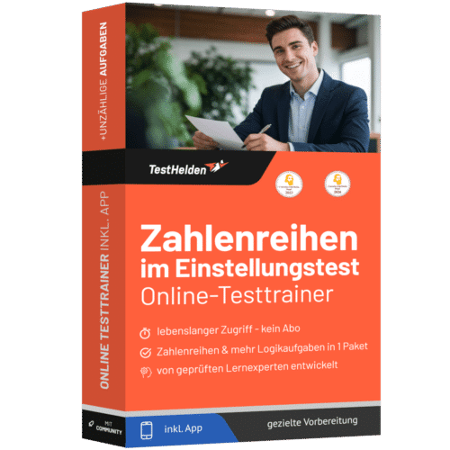 Zahlenreihen im Eignungstest 2026 üben - Online Testtrainer