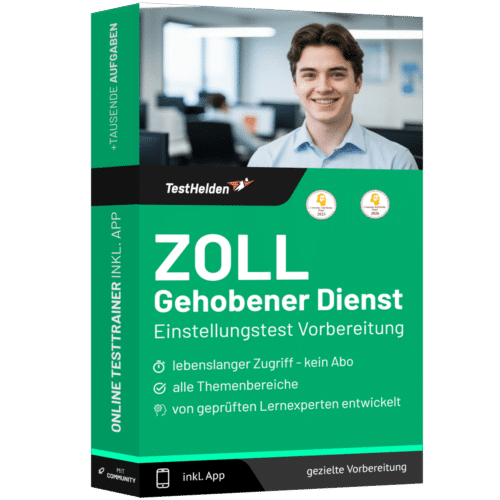 Zoll Gehobener Dienst Einstellungstest 2026 üben - Online Testtrainer