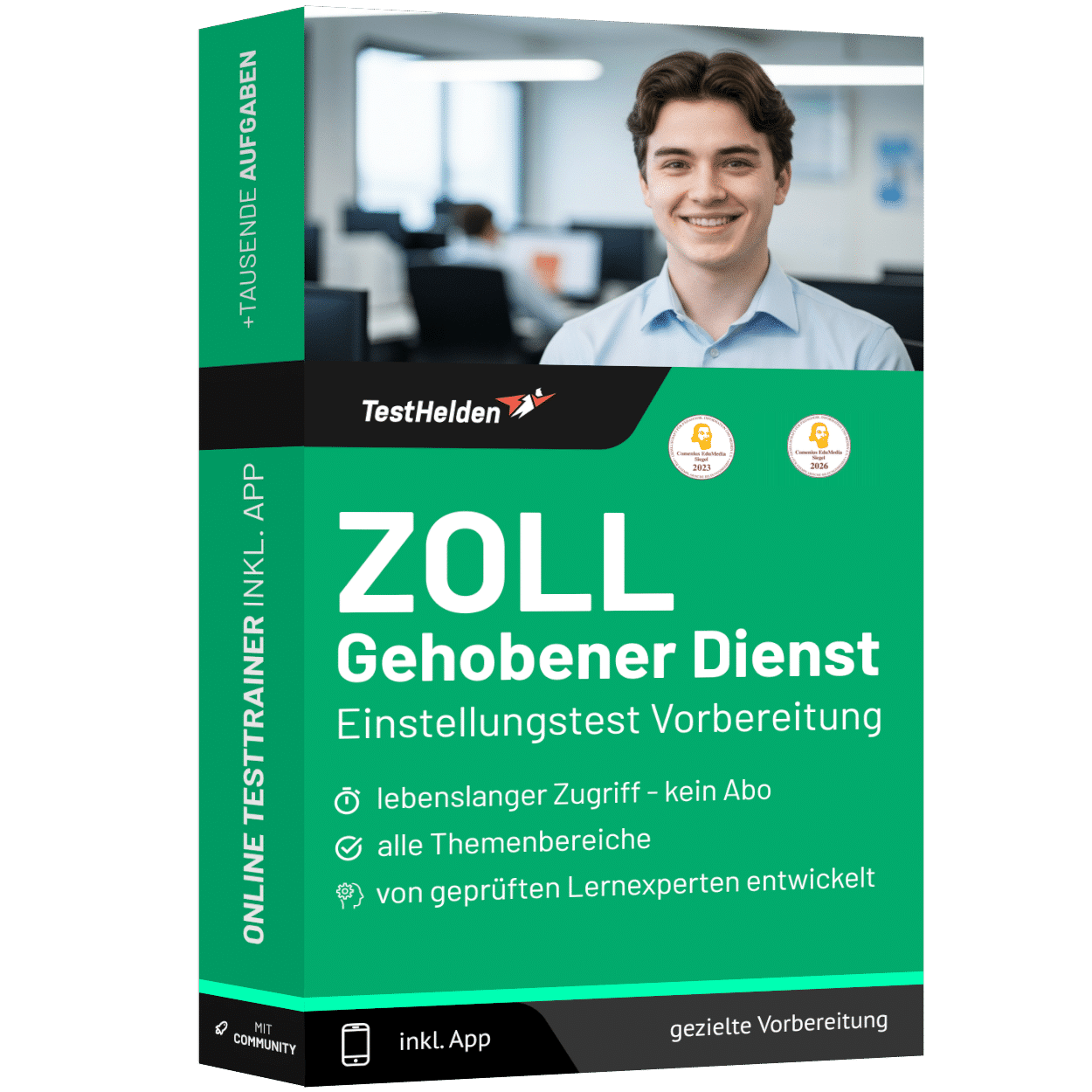 Zoll Gehobener Dienst Einstellungstest 2026 üben - Online Testtrainer 1 Zoll Gehobener Dienst Einstellungstest 2026 üben - Online Testtrainer