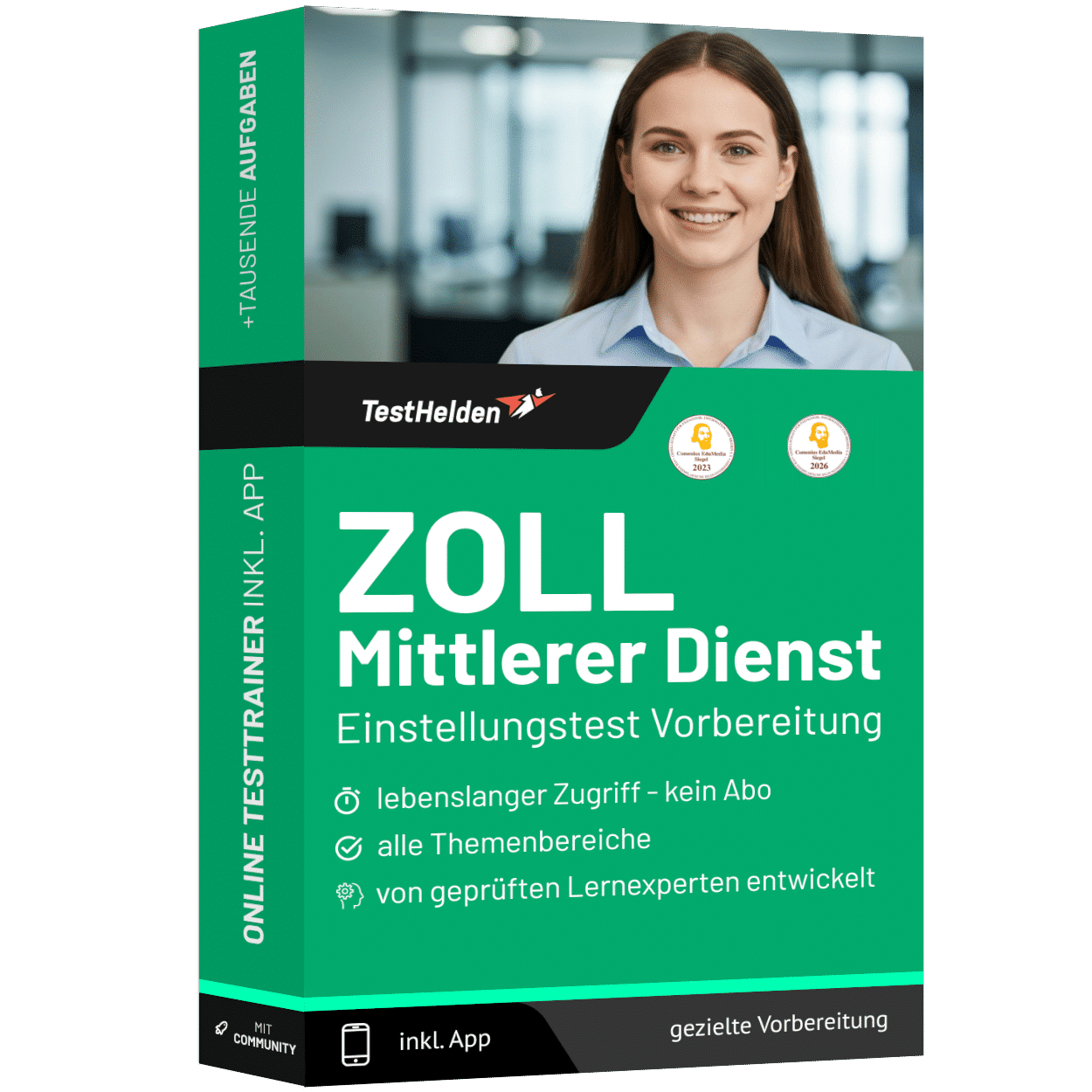 Zoll Mittlerer Dienst Einstellungstest 2026 üben - Online Testtrainer 1 Zoll Mittlerer Dienst Einstellungstest 2026 üben - Online Testtrainer