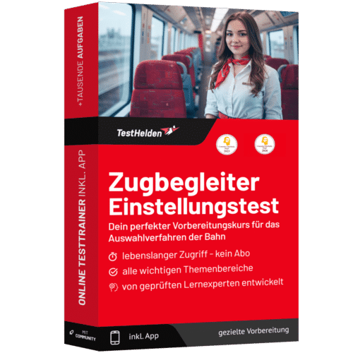 Zugbegleiter Einstellungstest 2026 üben - Online Testtrainer