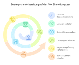 AOK Einstellungstest üben
