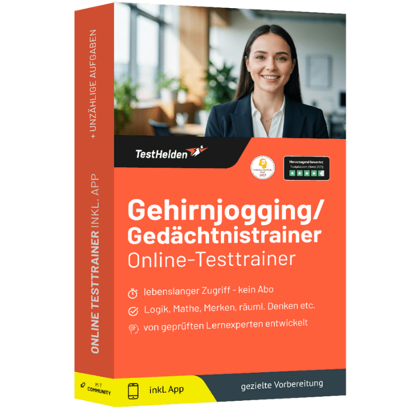 Gehirnjogging Gedächtnistraining Test 2026 üben - Online-Testtrainer 1 Gehirnjogging