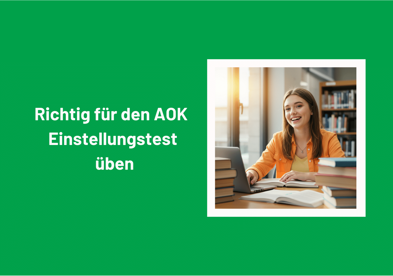 AOK Einstellungstest üben