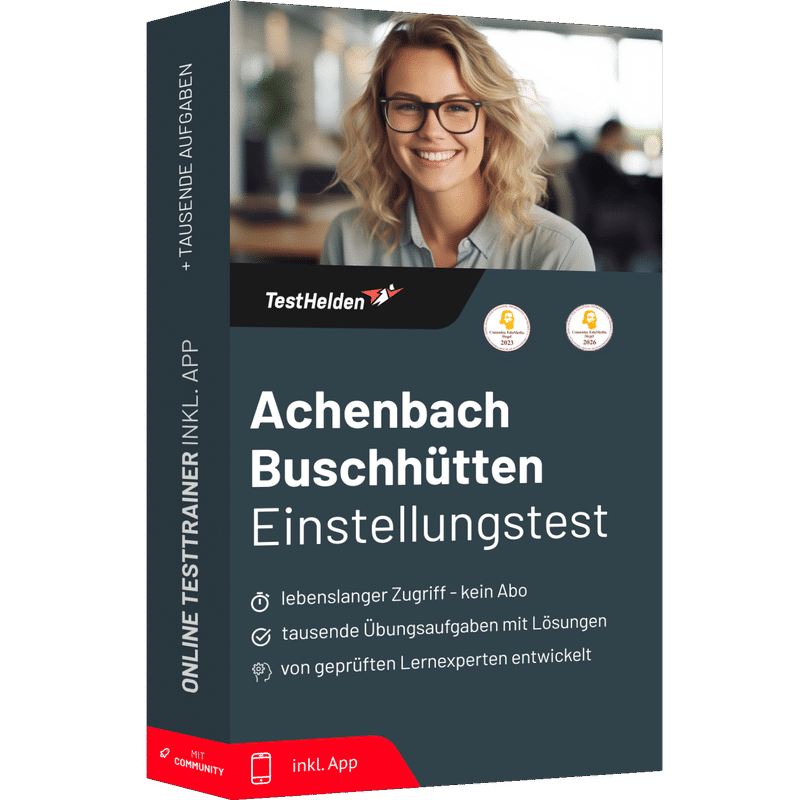 Achenbach Buschhütten Einstellungstest 2026 üben - Online Testtrainer 1 Achenbach Buschhütten Einstellungstest 2026 üben - Online Testtrainer