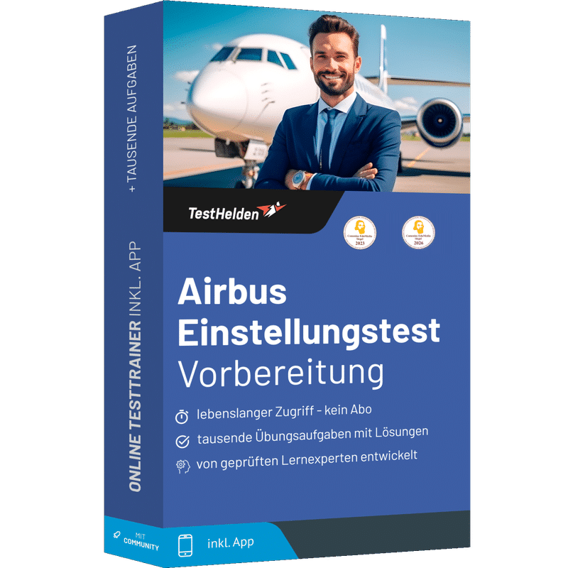 Airbus Einstellungstest Vorbereitung 2026 üben - Online-Testtrainer 1 Airbus Einstellungstest Vorbereitung 2026 üben - Online-Testtrainer