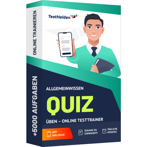 Allgemeinwissen Quiz ueben – Online Testtrainer cover print