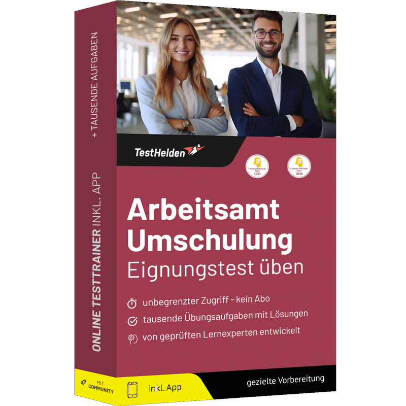 Arbeitsamt Eignungstest Umschulung Vorbereitung - Online-Testtrainer 1 Arbeitsamt Eignungstest Umschulung Vorbereitung - Online-Testtrainer
