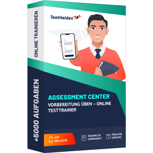 Assessment Center Vorbereitung ueben – Online Testtrainer cover print