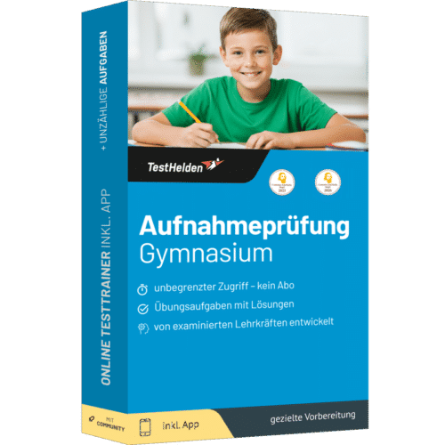 Aufnahmeprüfung Gymnasium Vorbereitung 2026: Online Testtrainer inkl. App