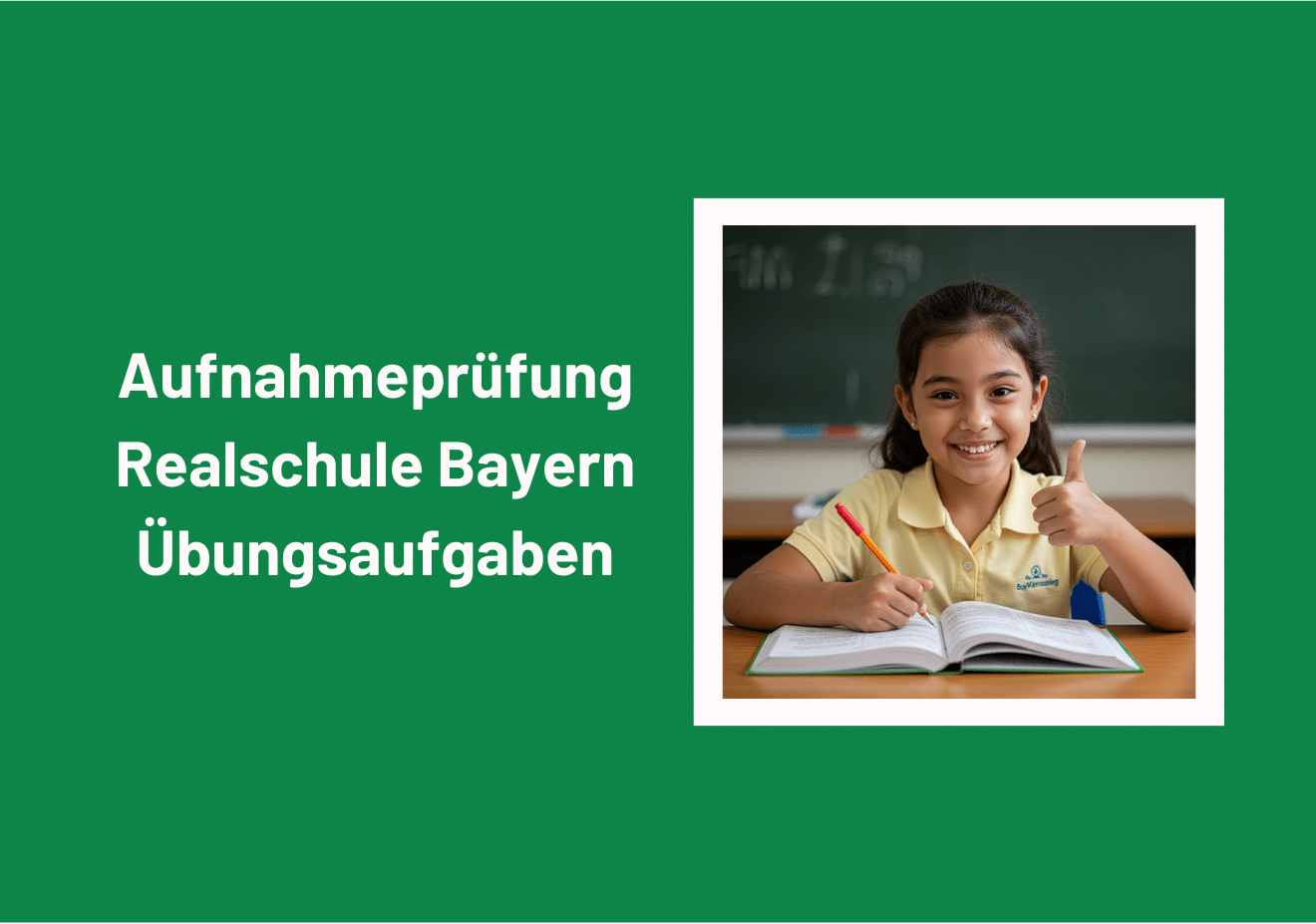 Aufnahmeprüfung Realschule Bayern Übungsaufgaben