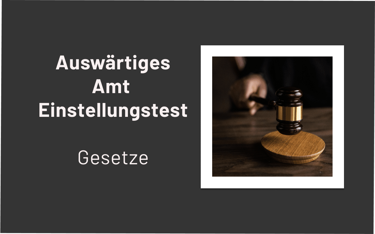 Auswärtiges Amt Einstellungstest