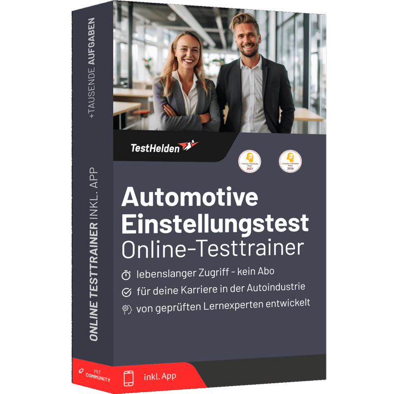 Automotive Einstellungstest 2026 üben - Online Testtrainer 1 Automotive Einstellungstest 2026 üben - Online Testtrainer