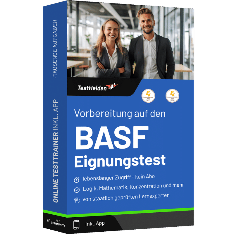 Vorbereitung auf den BASF Eignungstest und Onlinetest 2026 - Online-Testtrainer 1 Vorbereitung auf den BASF Eignungstest und Onlinetest 2026 - Online-Testtrainer