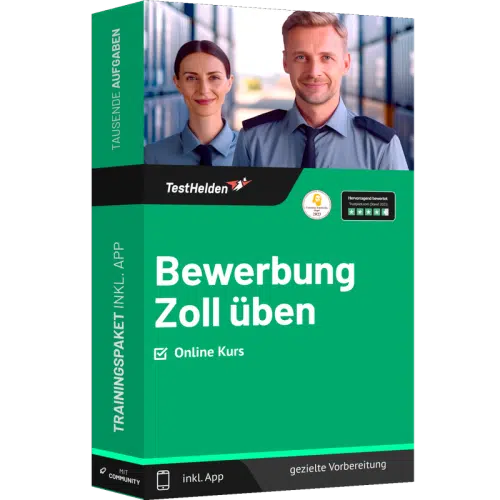 Bewerbung Zoll üben