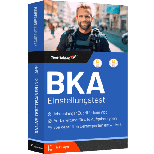 BKA Einstellungstest 2026 üben - Online Testtrainer