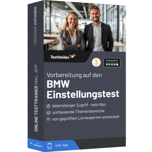 BMW EINSTELLUNGSTEST Online Testtrainer inklusive App