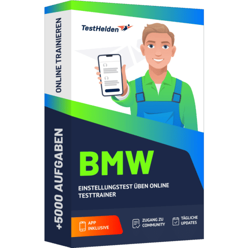 BMW Einstellungstest ueben Online Testtrainer cover print