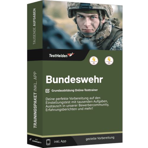 Bundeswehr Grundausbildung 2026 üben - Online-Testtrainer