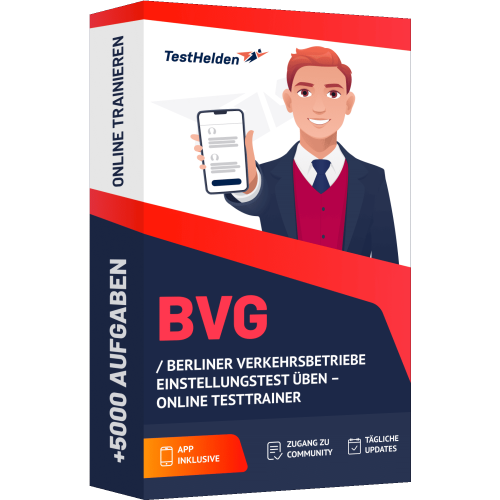 BVG Berliner Verkehrsbetriebe Einstellungstest ueben – Online Testtrainer cover print