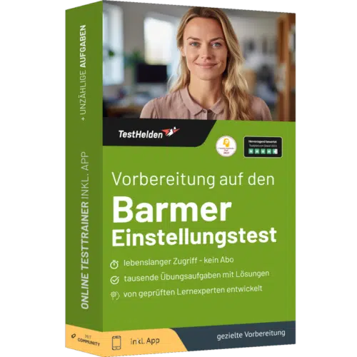 Barmer Einstellungstest Online Testtrainer