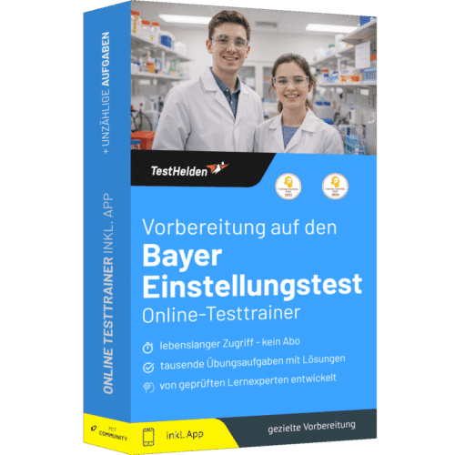 Vorbereitung auf den Bayer Einstellungstest 2026 üben - Online Testtrainer