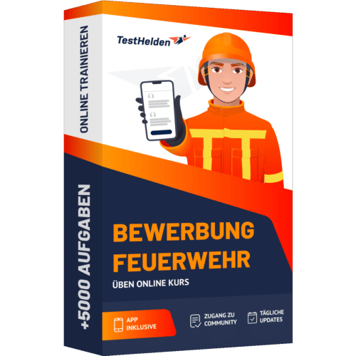 Bewerbung Feuerwehr ueben Online Kurs cover print