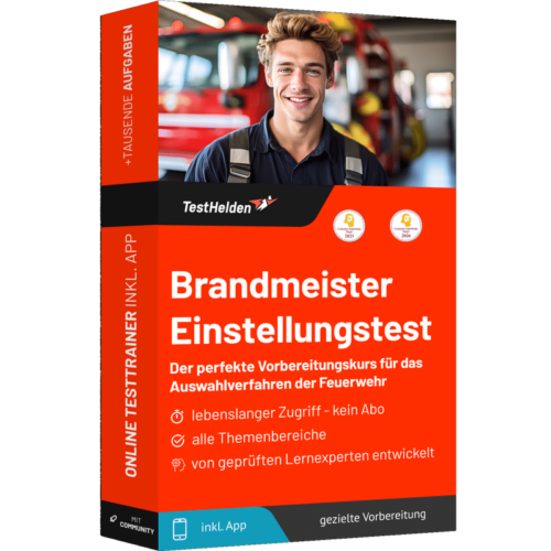 Brandmeister Einstellungstest 2026 üben - Online Testtrainer